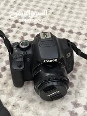  1 كاميرا كانون 650D canon بسعر خيالي