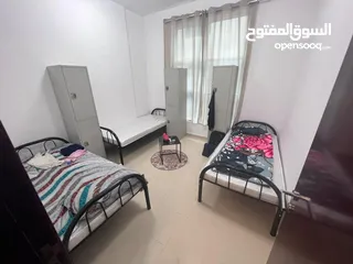  2 سكن مشترك للشباب في عجمان مقابل جراند مول
