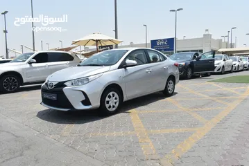  2 toyota yaris 2021 gcc silver