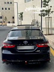  11 تويوتا كامري 2021 فل كامل مع فتحة فحص كامل 7 جيد كرت ابيض بحالة الشركة