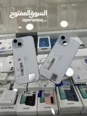  2 IPHONE 15 128 GB used  ايفون 15 128 جيجا مستعمل بحاله الوكاله  بطاريه من89لل97 مش مغير وله مرفوع