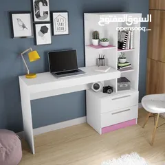  2 مكتب للدراسة مع خزانة وادراج بسعر مميز اطلبها الان من لامينيت للأثاث المكتبي