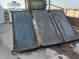  1 ألواح شمسية مع برميل