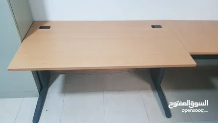  3 Office Tables L Shape ( Three Pieces )