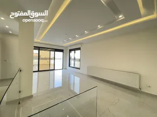  24 شقة دوبلكس مع روف باطلالة مميزة مساحة 280 + 90 باجمل مناطق رجم عميش - حي الصحابة -شركة رمضان للاسكان