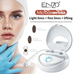 1 جهاز التقشير الألماسي من شركة Enzo professional امتياز ايطالي التقشير الماسي للوجة البشره و الجسم