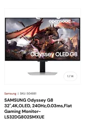  1 samsung odyssey g8 32inch