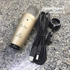  4 ميكرفون Behringer C-1U Professional Large-Diaphragm Studio Condenser USB Microphone