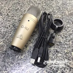  5 ميكرفون Behringer C-1U Professional Large-Diaphragm Studio Condenser USB Microphone