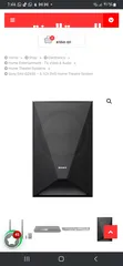  1 حاله جيده جدا ممتازه . . . . home theater system sony DAV-DZ650 2 سماعه كبار و 4 صغيرين . . .