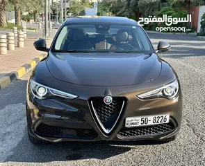  12 Stelvio 2018 118km only perfect conditions fully loaded regular agency service