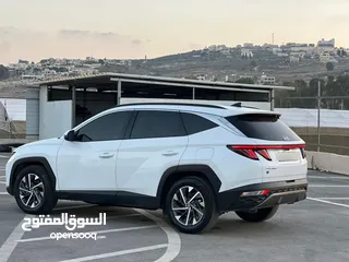  6 هونداي توسان/2022 فل الفل بدون فتحة سقف  2x4 ///240Hp بنزين + كهرباء  ( Haybrid) 1600cc
