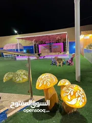  1 فطر مضيء الطقم 3حبات  اهلا وسهلا بكم