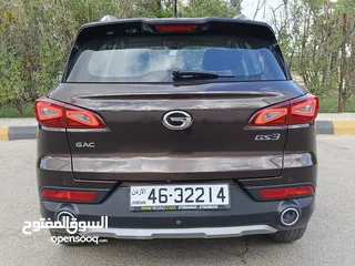  24 GAC GS3 جاك  موديل 2022 فحص كامل7 جيد ماشية ك 6  الف كيلو غرفة لون بني بحالة الوكالة محرك 1500 cc تي