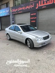  1 مرسيدس c200 موديل 2004 لون سلفر