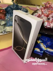  3 أيفون 16 برو ماكس 256 جيجا تيتانيوم الطبيعي ، وارد شرق اوسط.  iPhone 16 pro max 256 G/ Titanium