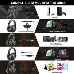  2 GAMING Q9 HEADSET FOR PS4 WIRELESS HEADSET-فونيكس سماعه قيمينق سلك ووايرلس للألعاب PS4