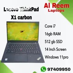  1 X1 Carbon Core i7 -16gb Ram 512gb ssd 14 inch Screen Windows 11pro