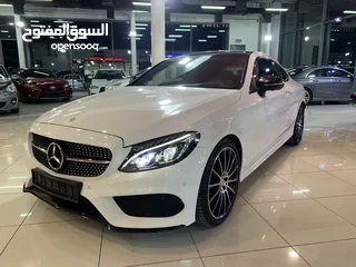  23 مرسيدس C300 Coupe  موديل 2017 خليجي فل اوبشن بحاله ممتازه