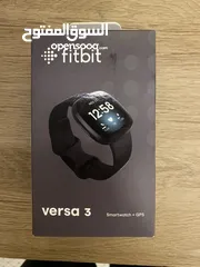  1 ساعة Fitbit versa 3 جديده لم يتم فتحها