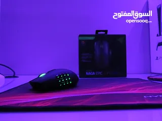  4 Razer Naga Epic Chroma Wireless (Price is Negotiable/ يمكن التفاوض للسعر)