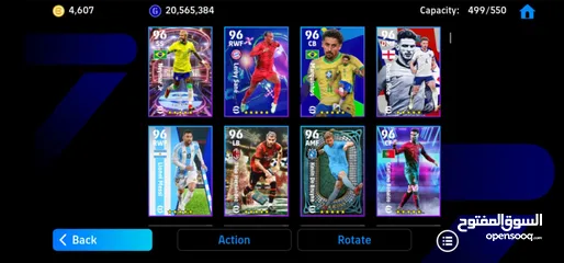  5 حساب بيس للبيع ريىتينق3130في 4600توكنزه و20مليون gp وست مدربين و500لاعب مربوط بكونامي فقط للجادين