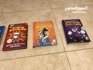  4 Diary of a Wimpy Kid, Diary of an Awesome Friendly Kid and Dog Man Books