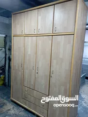  8 خزانه طابقين باركيه خشب لاتيه محرر ف ازان في حاله جيده جدا
