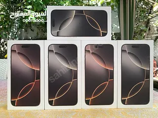  25 Iphone 16 Pro Max // ايفون 16 برو ماكس جديد كفالة الشرق الاوسط جميع الالوان  افضل سعر