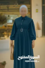  6 هالمـوديـل حكـايـة وروايـة....  فستـان كُـم بـف دبـل كلـوش فـري سـايـز