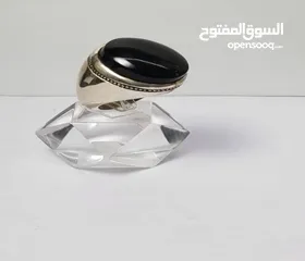  14 خاتم بحجر عقيق يماني فاخر منقوش اية