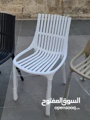  16 كراسي اكريليك كراسي حديقة كراسي خارجية كرسي اكريليك قوي عظم مقارم للشمس للمطاعم والمساحات الخارجية