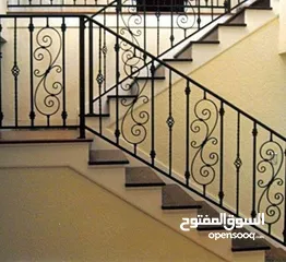 1 تركيب أنواع جوده لحواجز الدرج والبلكونات