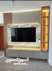  4 كافه اعمال الديكور وتركيب بديل الرخام وبديل الخشب احدث التصاميم واقل الاسعار