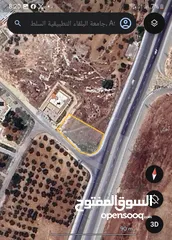  6 قطعة أرض في البلقاء في السلط في بطنا قريبة من جامعة البلقاء التطبيقية بمساحة 917 متر مربع (سكن أ)