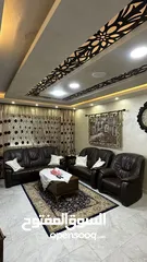  1 طقم كنب امريكي6 مقاعد جلد طبيعي من آشلي