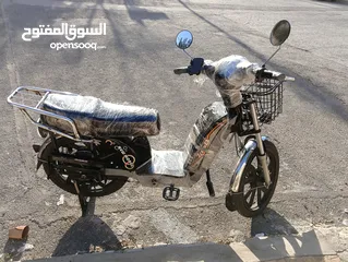  2 دراجة كهربائية  شبه جديد 2024  وكالة صلاة النبي  أنظف حبة بطاريات جديد ممشى قليل  دبل كشاف  التفاصيل