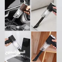  5 مكنسة تنظيف فرش و دعاسات و تابلو السياره من الغبار والاتربه مع وصلة الشحن الفوري مكنسه سياره سيارة ا
