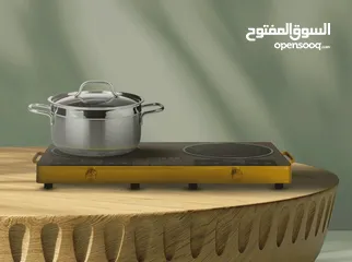  4 طباخ كهربائي ليزري 2 عيون من اوناكس (جديد للبيع)