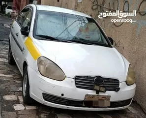  1 اكسنت 2008 نظيفه  ب650 الف