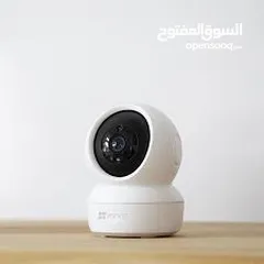  2 كاميرا EZVIZ C6N واي فاي داخلي 1080p صوت و صورة مع تتبع ذكي للحركة و توفر تغطية شاملة 360 درجة