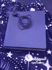  1 بلايستيشن 4 سلم ون تيرا مع ادين 2 وحدة اصلية والثانية كوبي