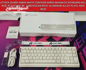  1 كيبوردات Attack Shark X68 HE, Ajazz AK820 Max Ultra, AK680 Max Wireless, Lingbao K98, Tunderobot K63