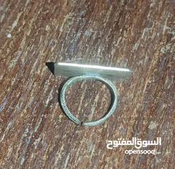  3 خاتم قبلية مغربية عتيق من الطوارق مصنوعة يدويًا من الفضة يوجد خدمة توصيل لجميع المحافظات