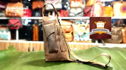  20 Handmade leather shoulder bags حقائب كتف جلدية مصنوعة يدويا