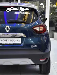  9 Renault Captur ( 2018 Model ) in Blue & White Color GCC Specs