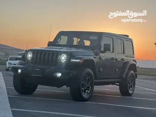  7 ‏  JEEP WRANGLER RUBICON Hybrid Plug IN Full  جيب روبيكون الجديد هايبرد كهرباء+ بنزين 2022-
