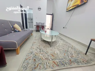  13 شقه مفروشه للإيجار في مدينة الرياض بجنوب الشامخه مكونة من غرفه وصالة