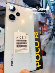  4 مستعمل ايام poco F5 5G رام اساسي 12 واضافه جيجا 256 أغراضة والكرتونه الأصلية متوفر توصيل