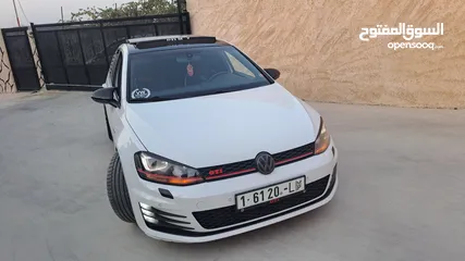  7 بسبب السفر المستعجل جولف 2015 جي تي اي  جدددديده بمعنى الكلمه فل فل اضافات بسعر ممتاز وتنازل مباشر